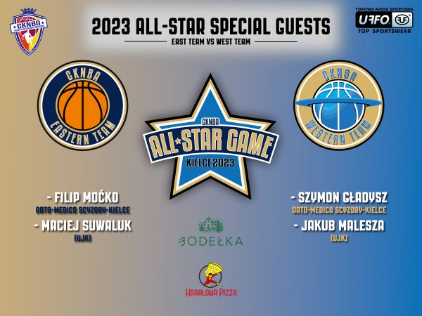 Goście specjalni - All Star Game CKNBA