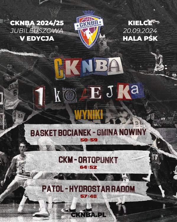 Ruszyliśmy z I kolejką V edycji CKNBA