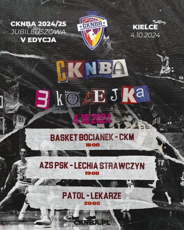 Zapraszamy na III rundę V edycji CKNBA