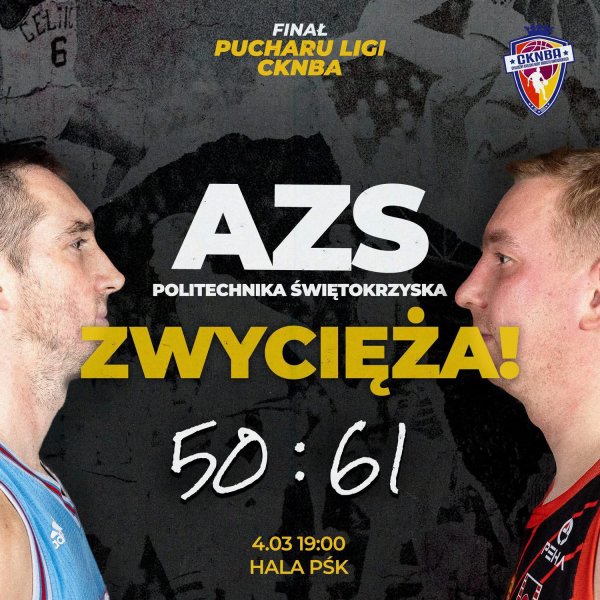 Zwycięzca Pucharu Ligi CKNBA -AZS Politechnika Świętokrzyska