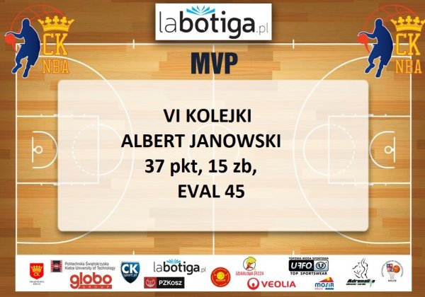 MVP VI kolejki CKNBA